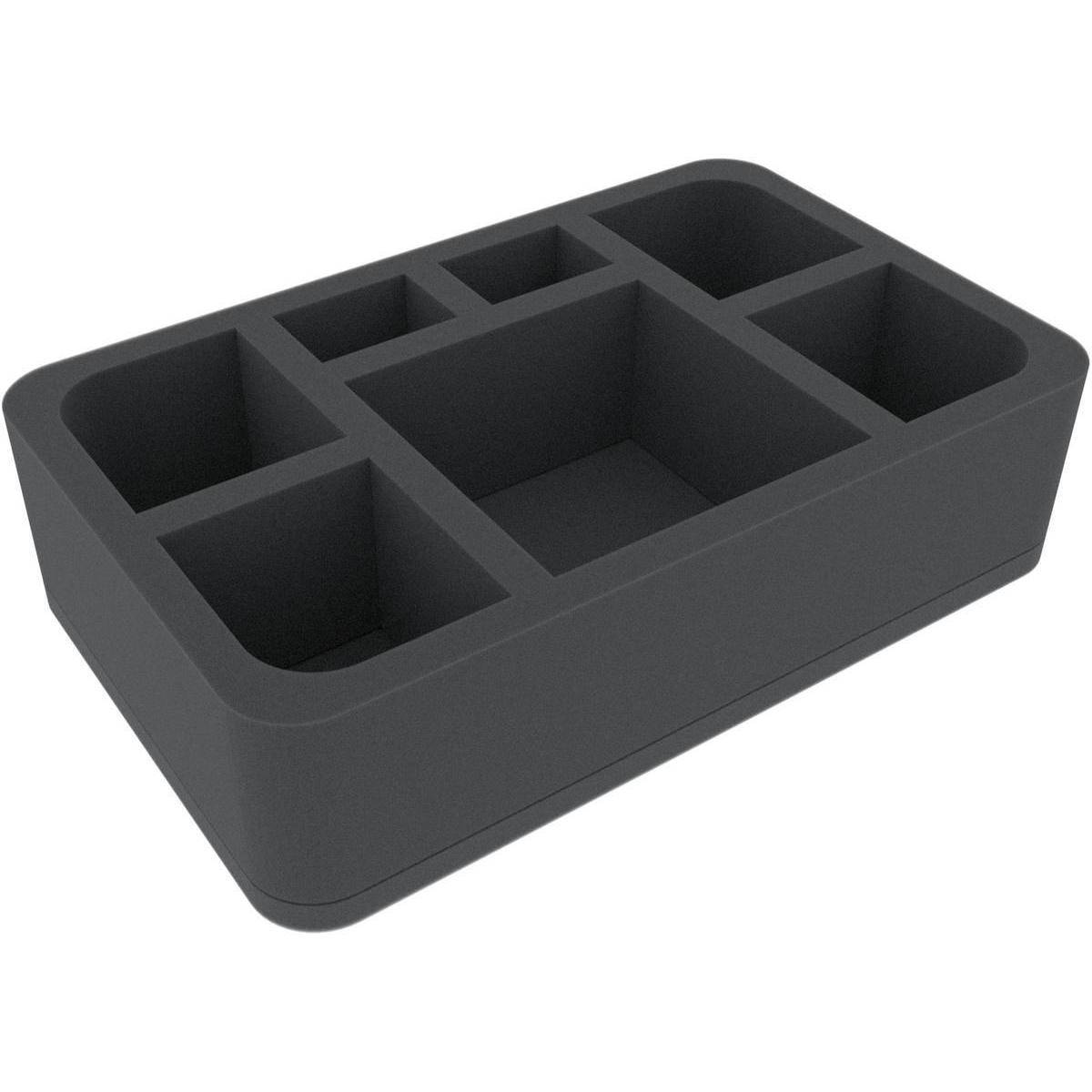 HSMEME070BO - 70 mm Half-Size Schaumstoffeinlage mit 7 Fächern