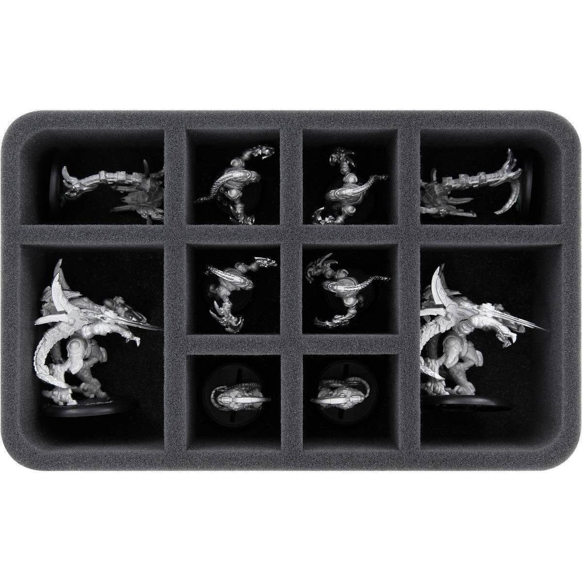 HS070A038 - Schaumstoffeinlage für Warcaster: Neo-Mechanika - 10 Fächer