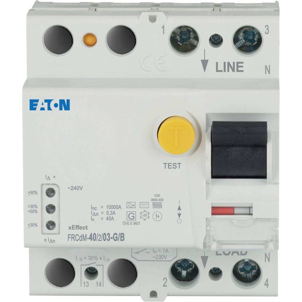 Eaton Digitaler FI-Schalter FRCdM-40/2/03-G/B