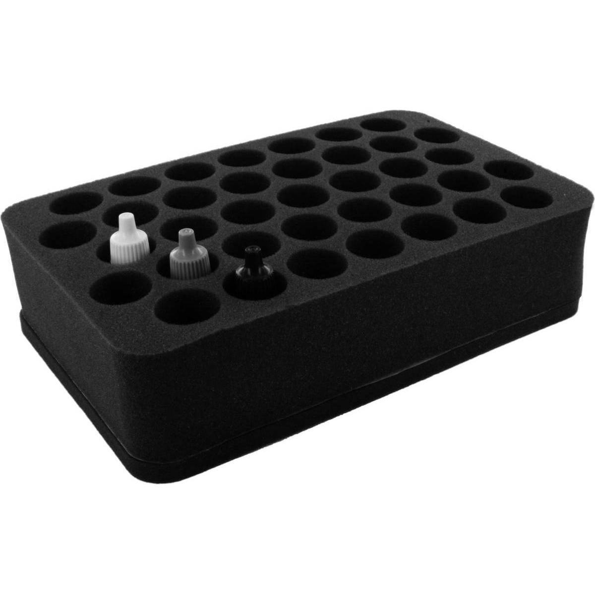 HS070A009 - Schaumstoffeinlage für 37 Farbfläschchen - stehend