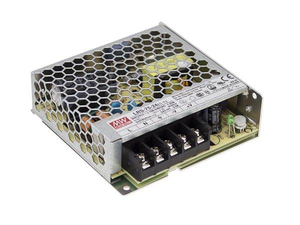 SCHALTNETZTEIL - 1 AUSGANG - 75 W - 24 V - CLOSED FRAME (GESCHLOSSENE BAUFORM) - NUR FÜR DEN PROFESSIONELLEN EINSATZ BESTIMMT