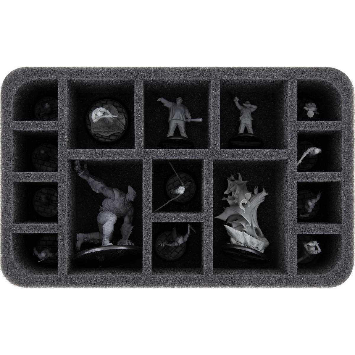 HS065A009 - Schaumstoffeinlage für Batman Miniature Game - 15 Fächer