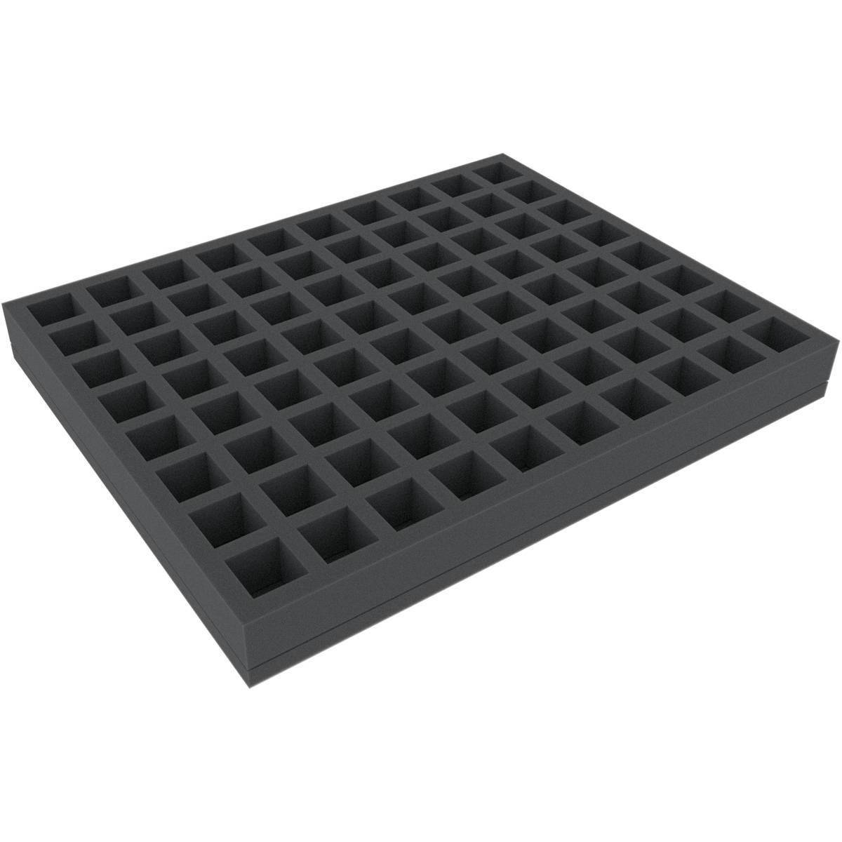 FSMEUM035BO - 35 mm Full-Size Schaumstoffeinlage mit 80 Fächern