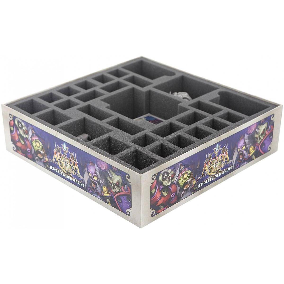 AG10SET - Schaumstoff-Set für Arcadia Quest - Jenseits der Gruft Brettspielbox