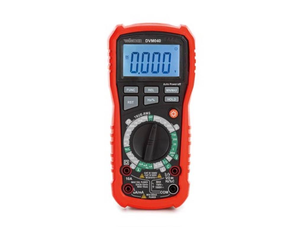 Digital-Multimeter, Datenhaltefunktion - CAT III - 1000 V / CAT IV - 600V - 11 Funktionen
