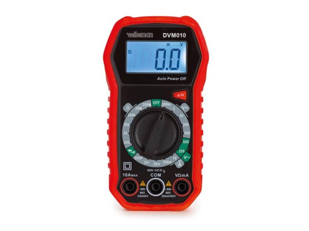 Kompaktes, robustes Digitalmultimeter - CAT III - 600 V - 5 Funktionen