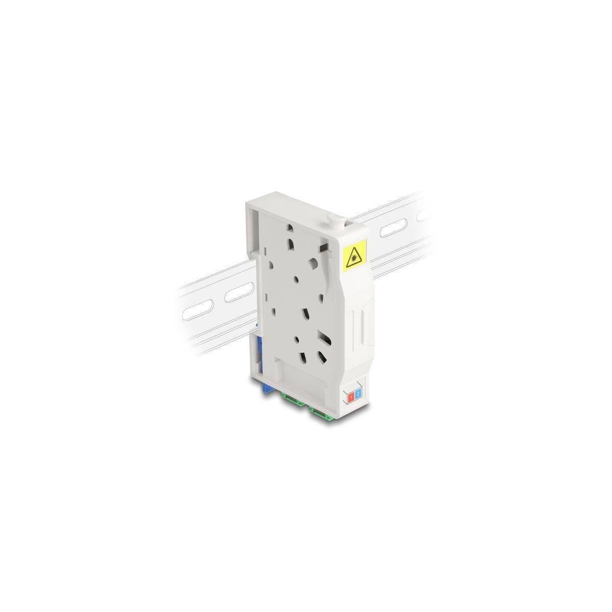 Delock Glasfaser-Anschlussdose - with splice holder, 2 x SC simplex coupler - DI