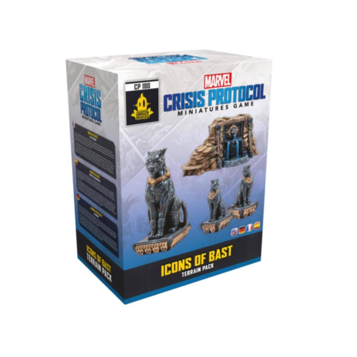AMGD2104 - Marvel: Crisis Protocol - Icons of Bast Terrain Pack (Geländeset Ikonen von Bas