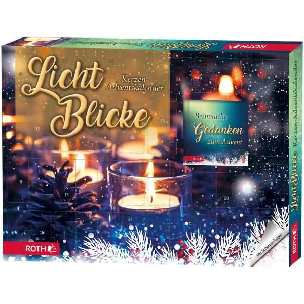 Adventskalender 'Kerzen-Adventskalender - Lichtblicke' bestückt