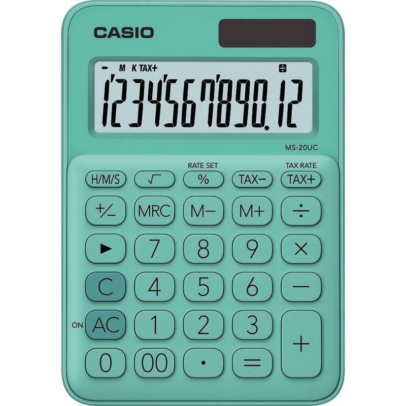 CASIO Taschenrechner MS-20UC, grün
