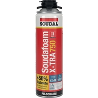 1K-Pistolenschaum SOUDAFOAM X-TRA 750 500 ml B2 grau o.Einw.-Handsch.Dose SOUDAL 1K-Pistolenschaum SOUDAFOAM X-TRA 750 500 ml B2 grau o.Einw.-Handsch.Dose SOUDAL