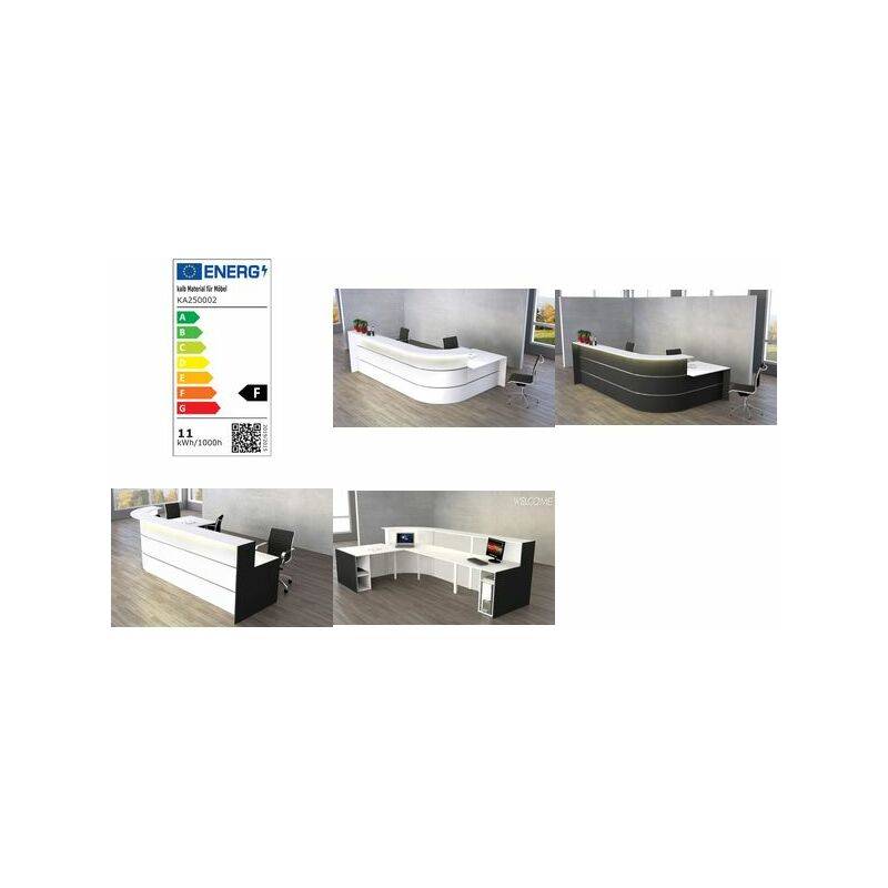 kerkmann Große L-Theke BARI mit Beratungsplatz