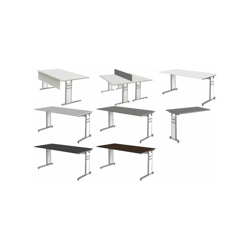 kerkmann Schreibtisch Form 4, (B)1.800 mm, graphit