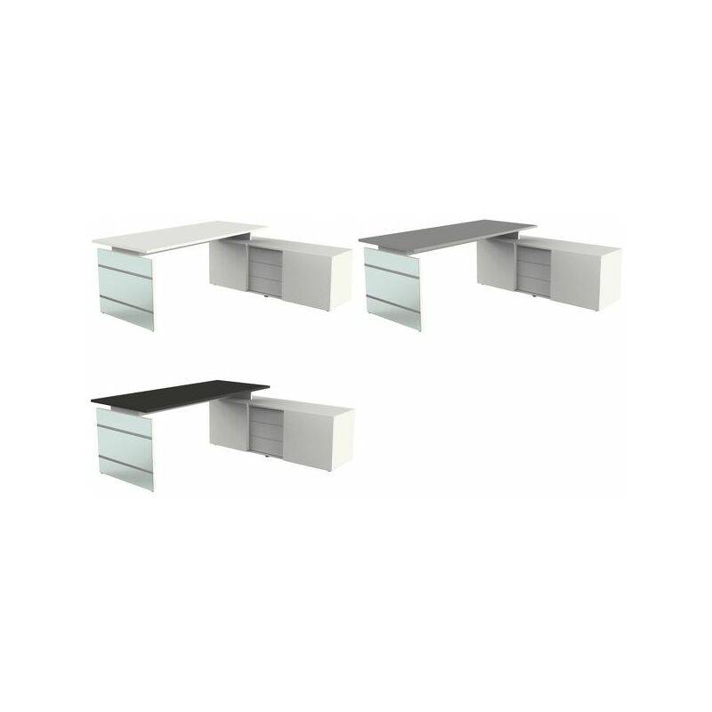 kerkmann Komplett-Arbeitsplatz LUGANO, weiß