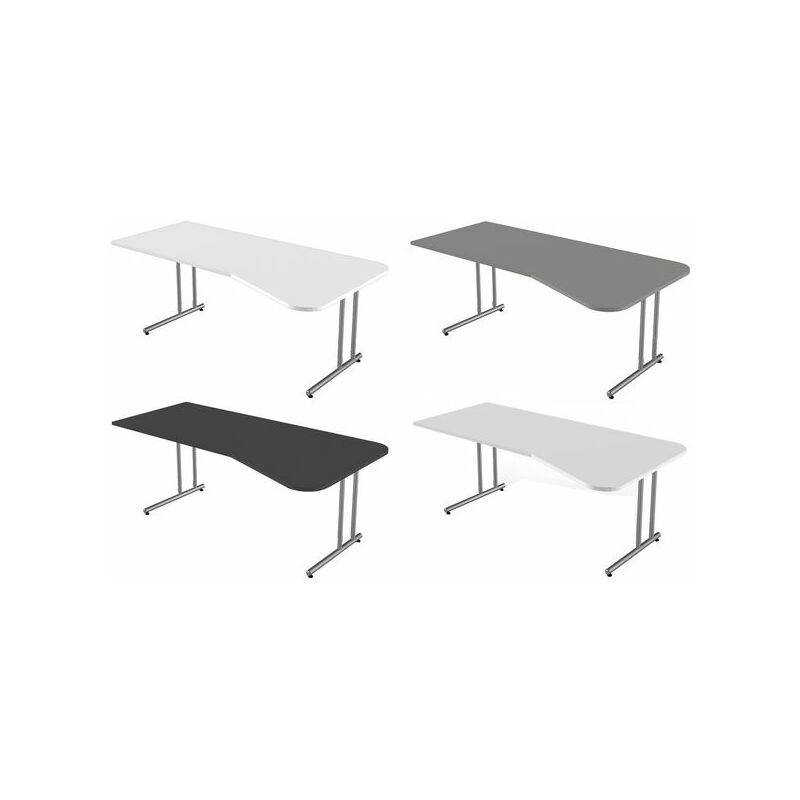 kerkmann PC-Schreibtisch Start Up, C-Fuß-Gestell, graphit