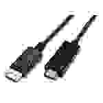 Kabel Displayport zu HDMI schwarz 4K 60Hz 1m HighSpeed DP zu HDMI