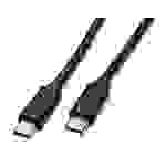 Kabel USB Kabel C-Stecker C-Stecker schwarz 1m USB-C auf USB-C 100W