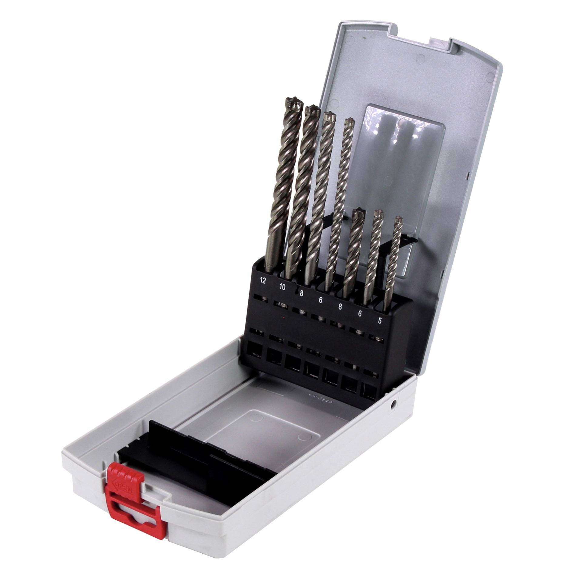 Bosch SDS-plus 7X Hammerbohrer 7tlg. 5/6/6/8/8/10/12mm ( 2607017502 ) 4 Schneider Vollkopf