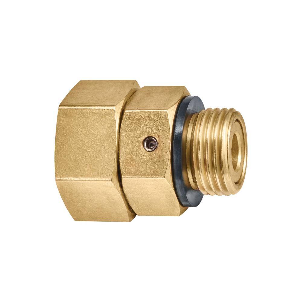 GEKA® Drehnippel K für Trinkwasser - Messing - AG G1/2 auf IG G3/4 - VE 1 Stück - Preis per Stück