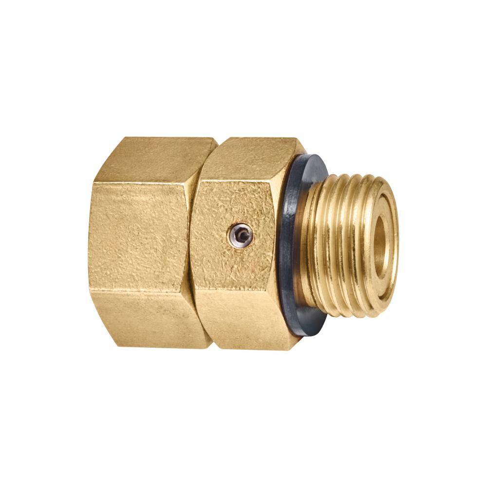 GEKA® Drehnippel K für Trinkwasser - Messing - AG G1/2 auf IG G1/2 - VE 1 Stück - Preis per Stück