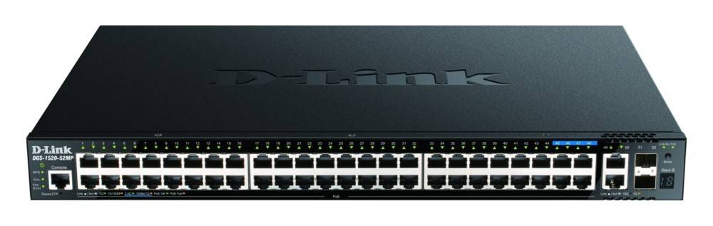 DLink Deutschland Gigabit Stack Switch DGS-1520-52MP/E