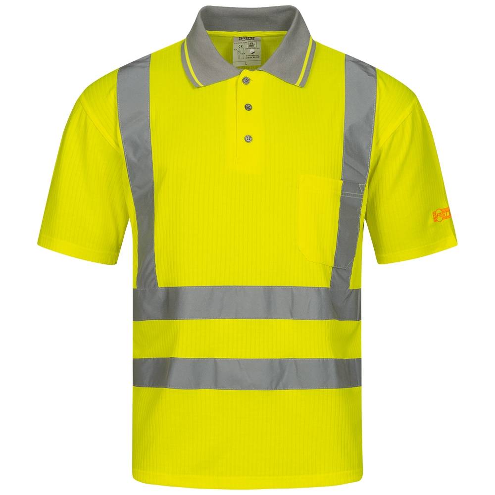 DIEGO UV-Warnschutz-Poloshirt, Gelb SAFESTYLE®, EN 471/2 Gr.XXXL