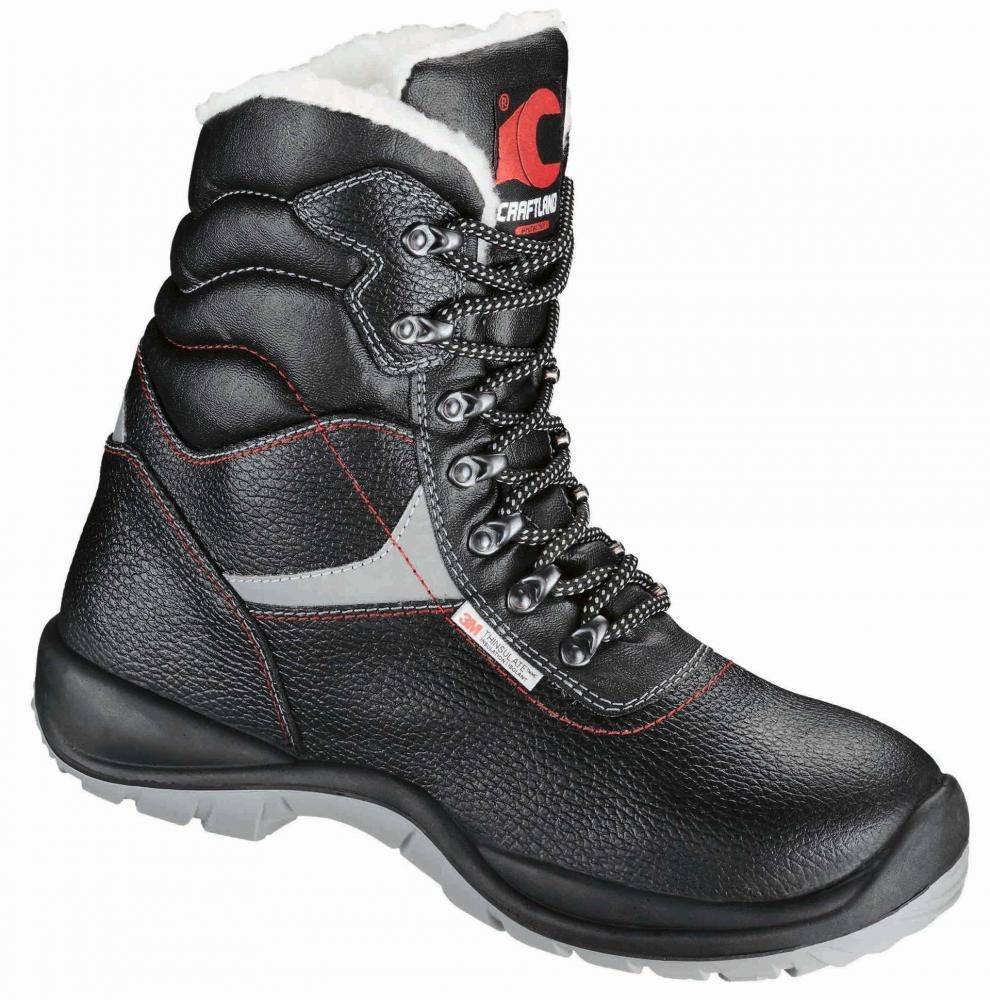 WINTERHUDE Winterschnürstiefel W. 11 Gr.51 CRAFTLAND® Schwarz EN ISO 20345 S3