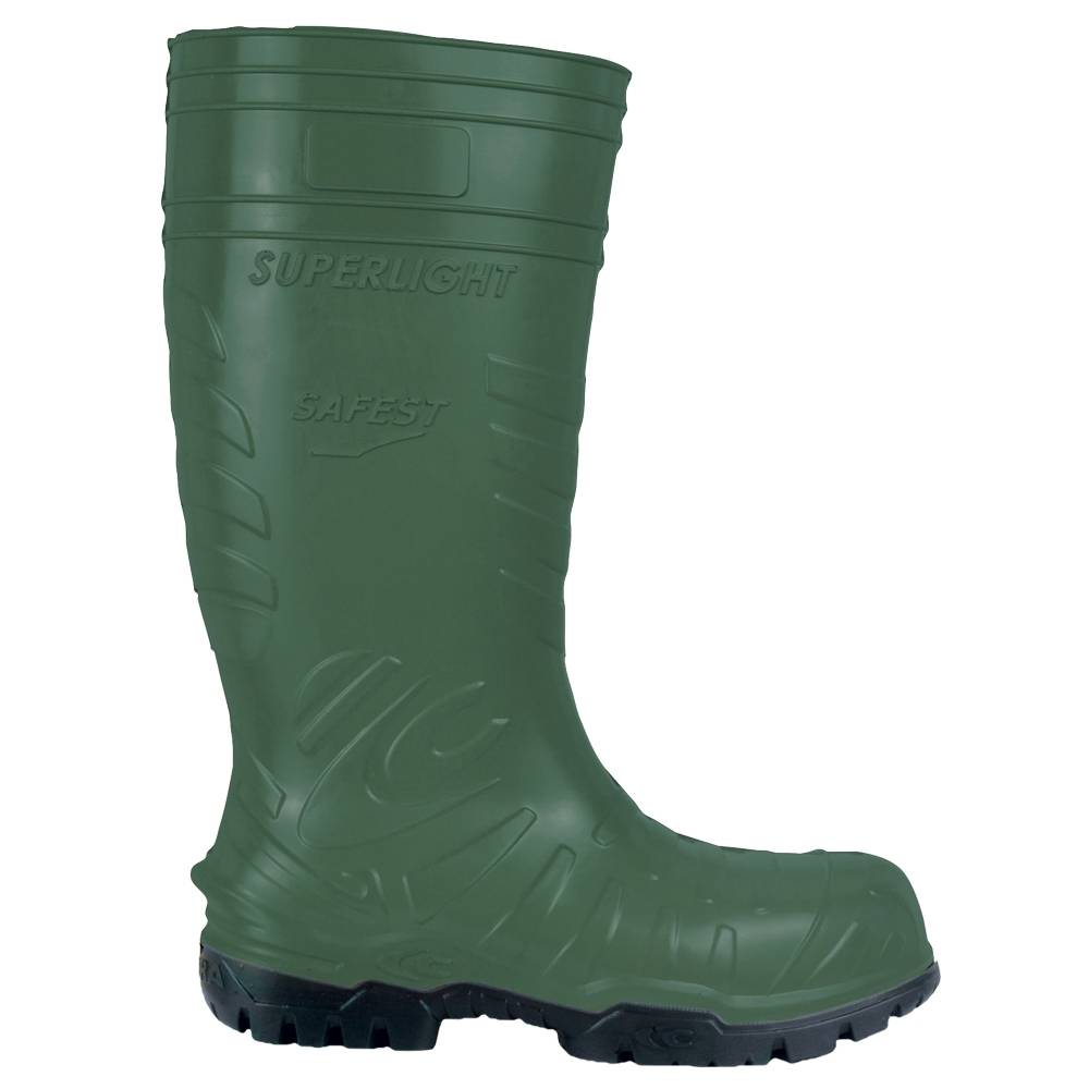 ANZI PU Stiefel W12 COFRA Grün/Schwarz EN ISO 20345:2011 S5 CI SRC, Gr.38