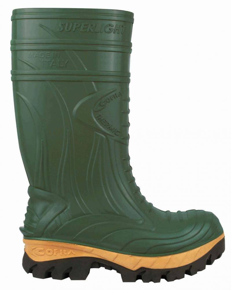 FOGGIA THERMIC PU/Nitril- Stiefel W12 COFRA®, Grün/Schwarz Gr.39
