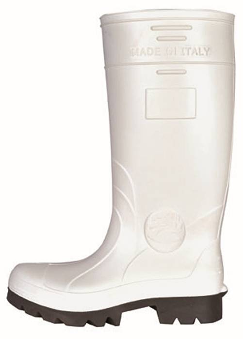 LECCE, PU - Stiefel, Cofra, EN 345 S4, ca. 38 cm hoch, Weiß, Gr.37