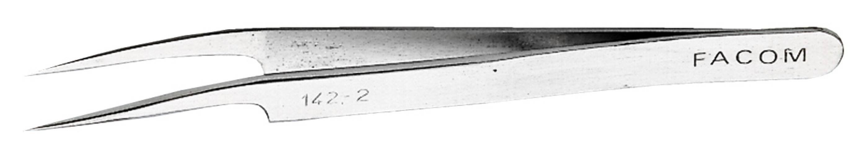 Facom 142.2 Hochpraezisionspinzette 15° gebogen