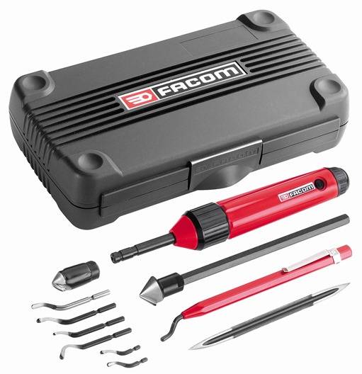 Facom 325 Sortiment zum Entgraten, im Kasten