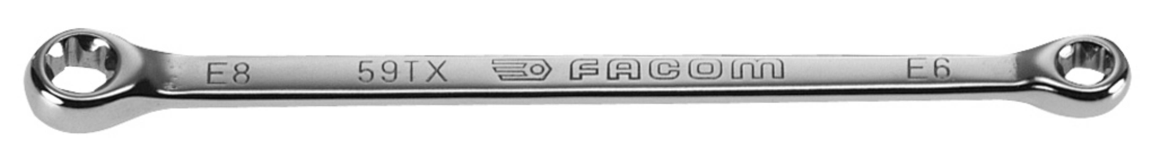Facom 59TX.10X12 Doppelringschluessel gerade Torx E10xE12