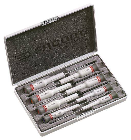 Facom AEF.J6 Handschrauber mit Wechselklingen, 5-tlg