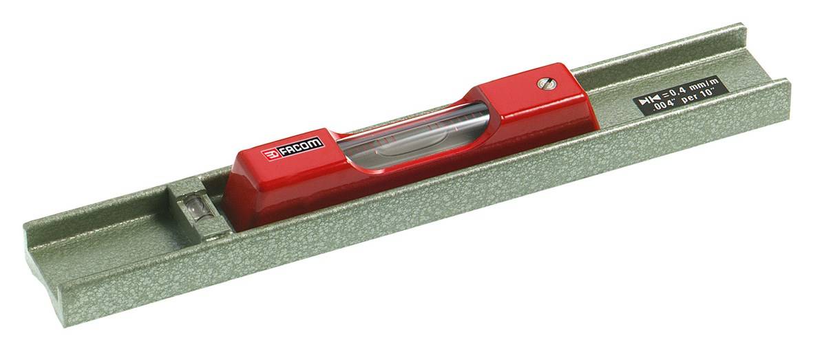 Facom DELA.3151.01 Wasserwaage mit 2 Libellen 200 mm