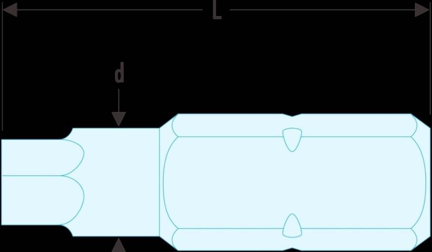 Facom EH.108 Bit Serie 1 - Sechskant 8 mm