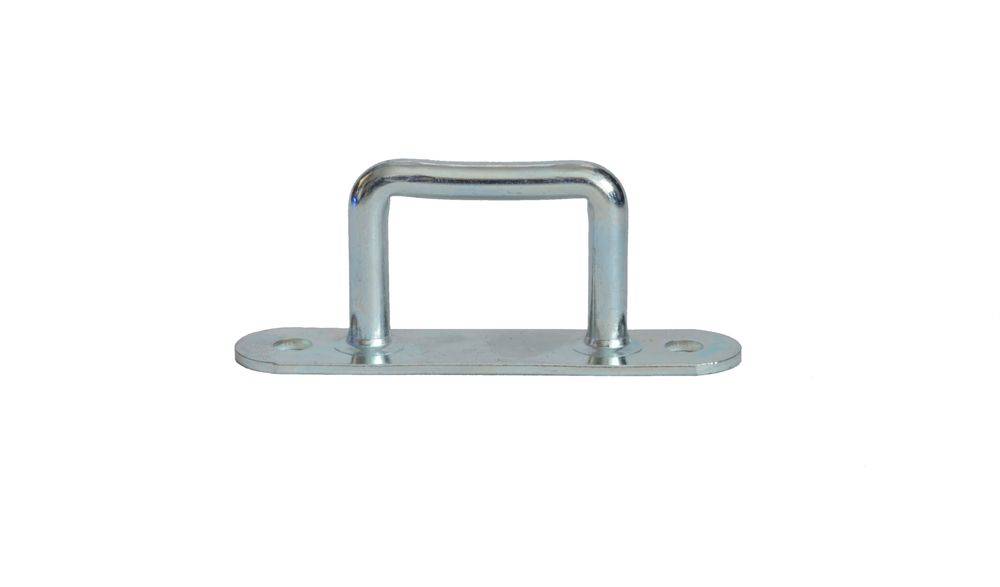 10 Stück - Bügel-/ Riemenkrampen - 36x26 mm - Planenhaken - Stahl verzinkt