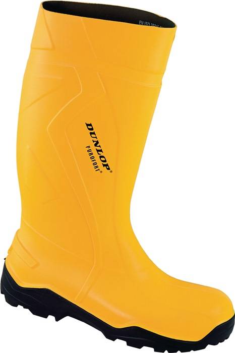 DUNLOP 45507-44 Sicherheitsstiefel Purofort+ Full Safety Größe 44 gelb S5 CI SRC