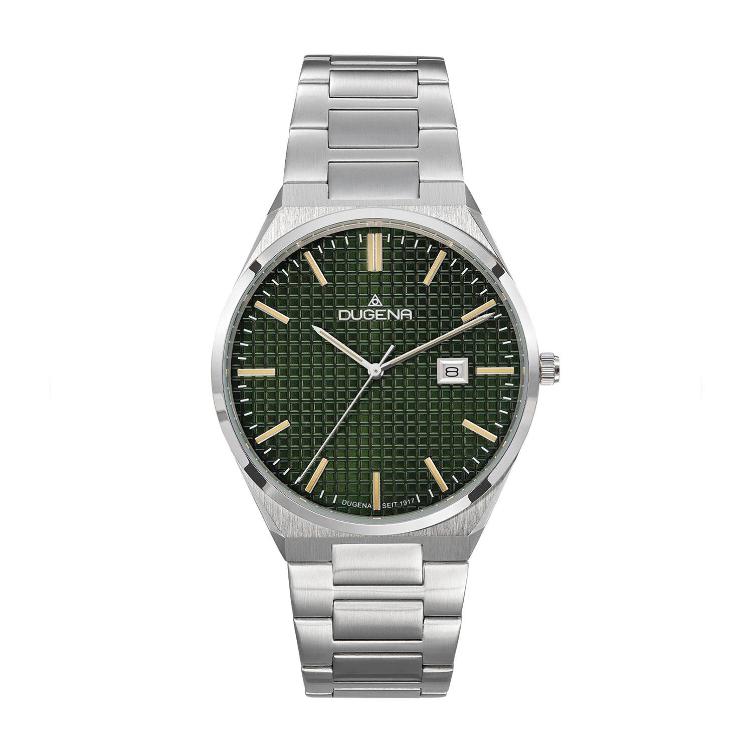 Dugena Oslo, Quarz, für Herren, Edelstahl, Mineralglas, wasserdicht, 10 bar