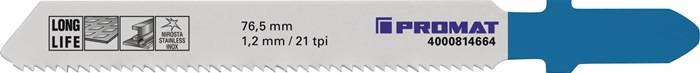 PROMAT Stichsägeblatt Gesamtlänge 76,5 mm Zahnteilung 1,2 mm BIM