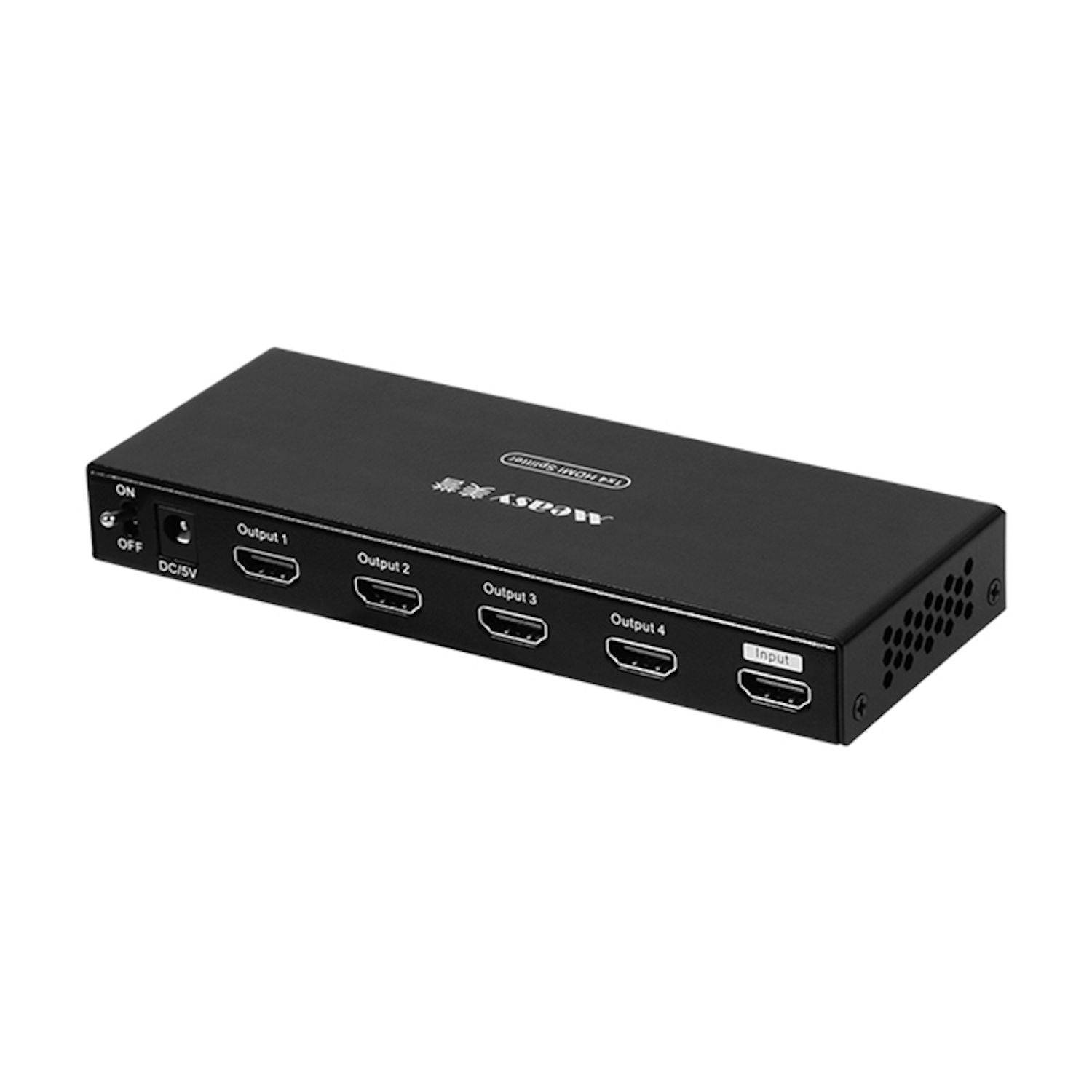 Measy SPH104 simultaner HDMI Display Splitter 1 IN 4 OUT 4K Schwarz