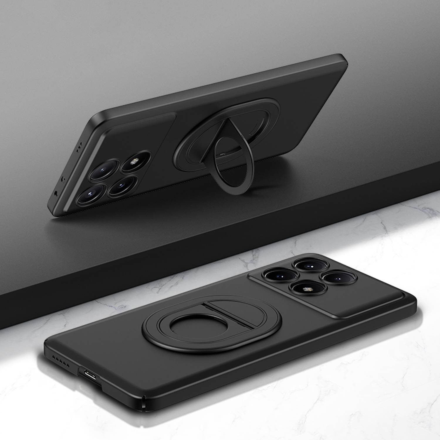 Für Xiaomi Redmi K70E / Poco X6 Pro MagSafe Schock Design Ring Hülle