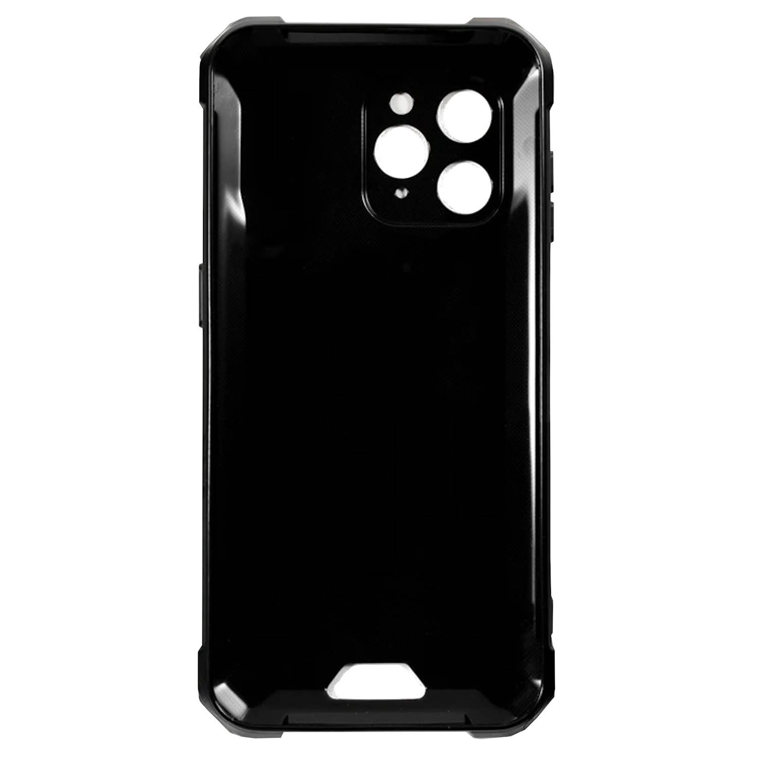 Für Blackview BV5300 Silikon Schutz Schwarz Handyhülle Cover Case TPU dünn