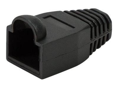 LogiLink - Netzwerk-Cable-Boots - Schwarz (Packung mit 50)