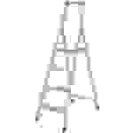 Stufen-Stehleiter "Solidy" - Krause - 0,65 m bis 1,70 m Standhöhe - Arbeitshöhe bis ca. 2,65 m - Gesamtlänge ca. 1,35 m - Stufenzahl 3 - Transportm