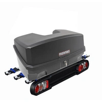 Race 3 Kupplungsträger Fahrradträger 3 Räder klappbar + Nekkar Gepäckbox 300 Liter schwarz Race 3 Kupplungsträger Fahrradträger 3 Räder klappbar + Nekkar Gepäckbox 300 Liter schwarz