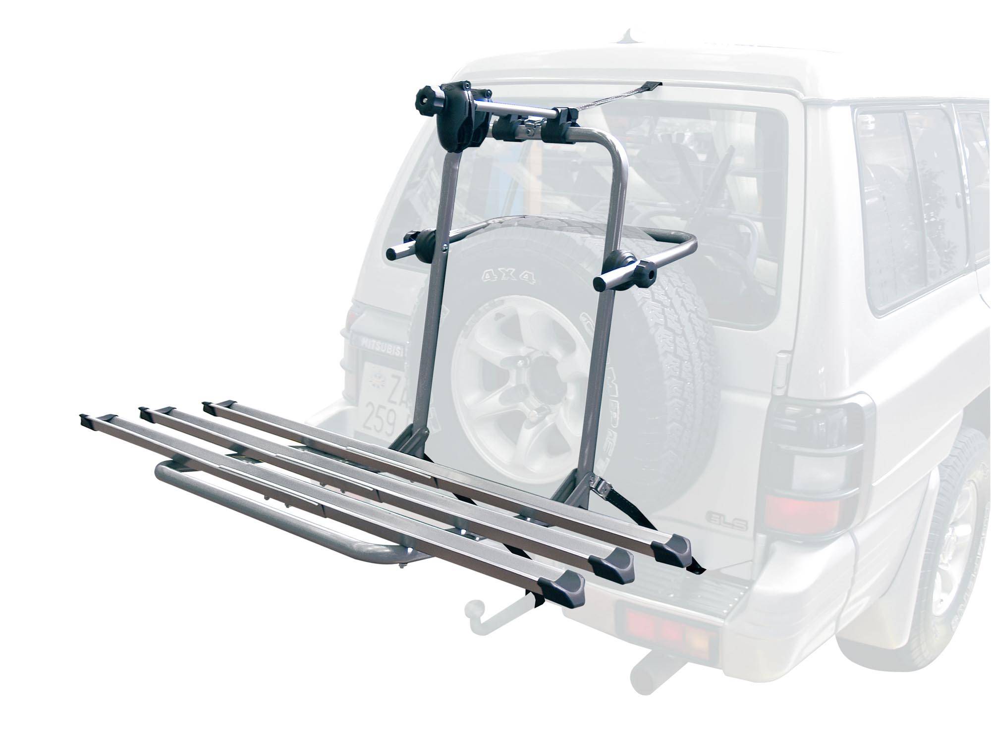 Menabo Boa 3 Fahrradträger Heckträger für 3 Fahrräder für 4x4 SUV mit Ersatzrad