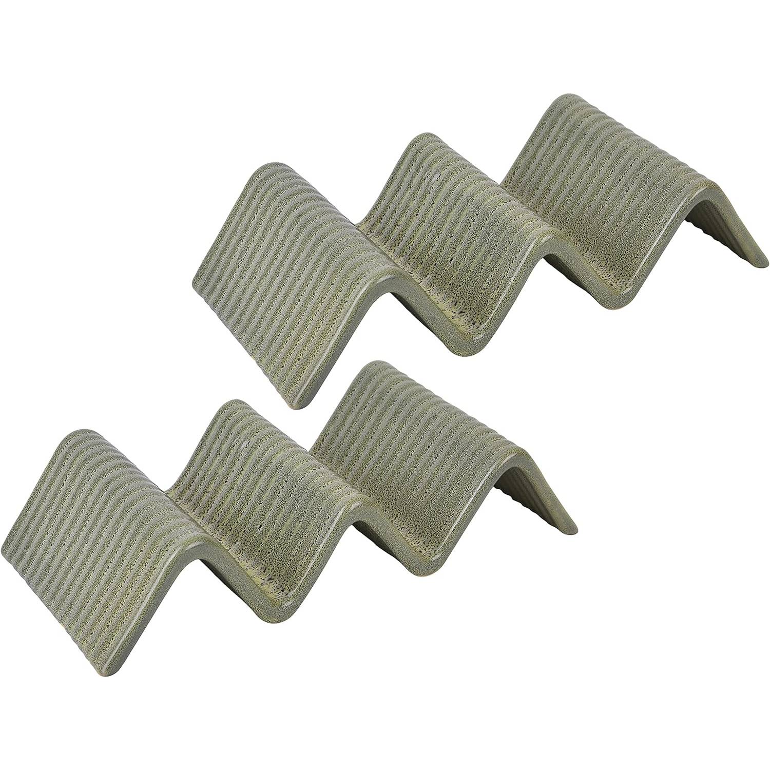 CreaTable 33984 Streat Food Streat Taco Ständer, grün (1 Set)