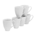 CreaTable 17853 Barcelona Kaffeebecher 330 ml, weiß, 6-teilig (1 Set) CreaTable 17853 Barcelona Kaffeebecher 330 ml, weiß, 6-teilig (1 Set)