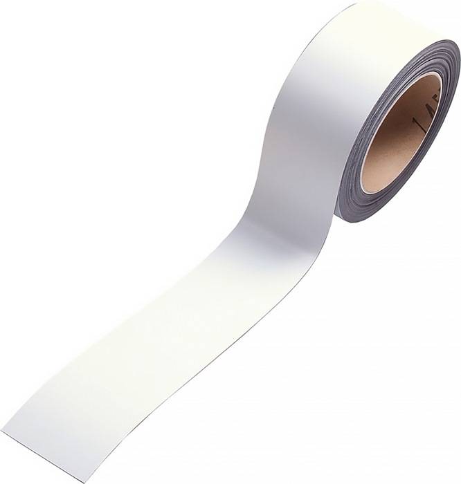 Magnetband Bandbreite 30 mm Bandlänge 10 m weiß